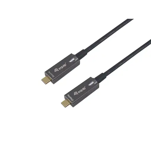 Equip 119462 Cable óptico activo USB-C a C, M/M, 10m, PD 60W, 4K/60Hz, 10Gbps, Víd