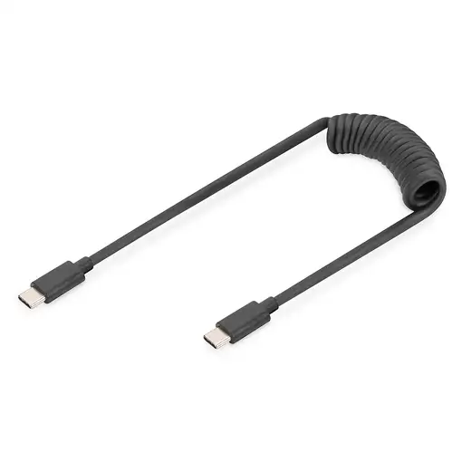 Digitus Cable en espiral USB 2.0 - USB-C a USB-C
