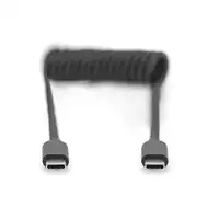 Digitus Cable en espiral USB 2.0 - USB-C a USB-C