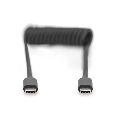 Digitus Cable en espiral USB 2.0 - USB-C a USB-C
