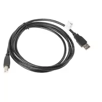 Lanberg CA-USBA-10CC-0018-BK cable USB USB 2.0 1,8 m USB B Negro