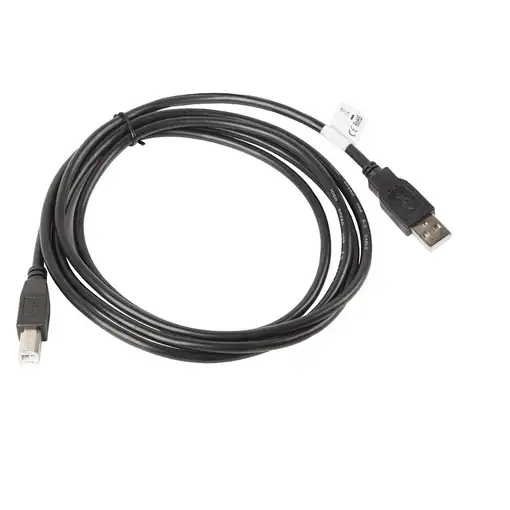 Lanberg CA-USBA-10CC-0018-BK cable USB USB 2.0 1,8 m USB B Negro