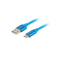 Lanberg CA-USBO-22CU-0010-BL cable USB USB 2.0 1 m USB C USB A Azul