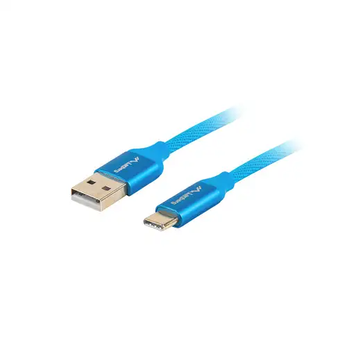 Lanberg CA-USBO-22CU-0010-BL cable USB USB 2.0 1 m USB C USB A Azul