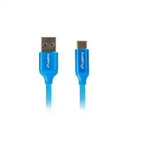 Lanberg CA-USBO-22CU-0010-BL cable USB USB 2.0 1 m USB C USB A Azul