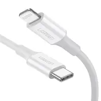 Ugreen 10493 cable de conector Lightning 1 m Blanco