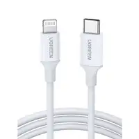 Ugreen 10493 cable de conector Lightning 1 m Blanco