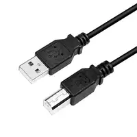 LogiLink CU0008B cable USB USB 2.0 3 m USB A USB B Negro
