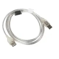 Lanberg CA-USBE-12CC-0018-TR cable USB USB 2.0 1,8 m USB A Transparente