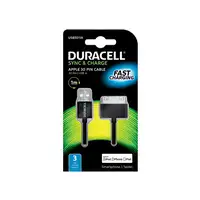 Duracell USB5011A cable USB 1 m Negro