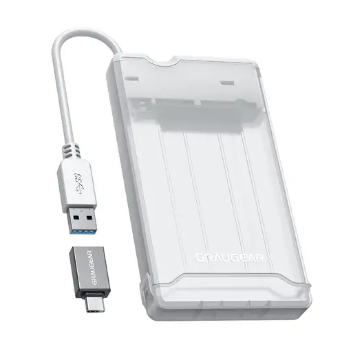GRAUGEAR G-2503-AC caja para disco duro externo Carcasa de disco duro/SSD Aluminio