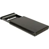 Inter-Tech 88884122 caja para disco duro externo Caja de disco duro (HDD) Negro 2.