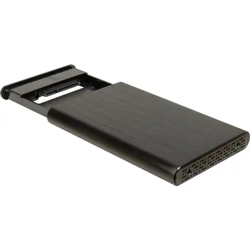 Inter-Tech 88884122 caja para disco duro externo Caja de disco duro (HDD) Negro 2.