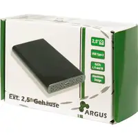 Inter-Tech 88884122 caja para disco duro externo Caja de disco duro (HDD) Negro 2.