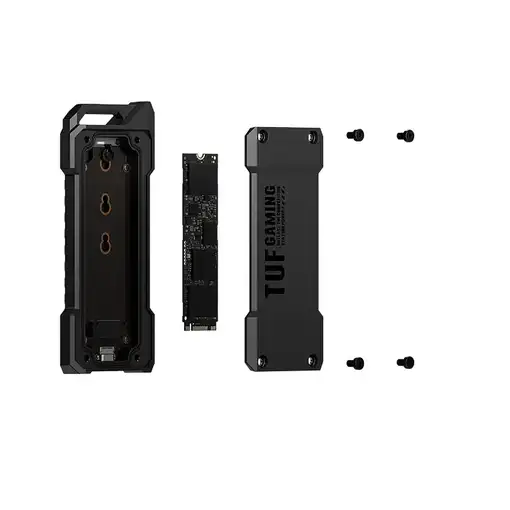 ASUS ESD-T1A/BLK/G/AS// Caja externa para unidad de estado sólido (SSD) Negro M.2