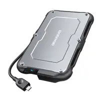 GRAUGEAR G-2502-C-10G caja para disco duro externo Carcasa de disco duro/SSD Negro