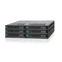 Icy Dock MB326SP-B unidad de disco multiple 0 TB Bastidor (1U) Negro