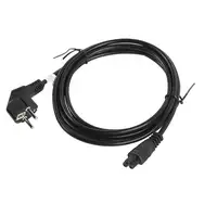 Lanberg CA-C5CA-11CC-003-BK cable de transmisión Negro 3 m C5 acoplador CEE7/7