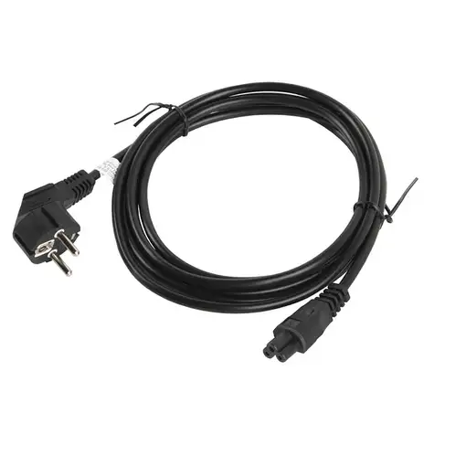 Lanberg CA-C5CA-11CC-003-BK cable de transmisión Negro 3 m C5 acoplador CEE7/7