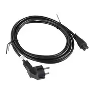 Lanberg CA-C5CA-11CC-003-BK cable de transmisión Negro 3 m C5 acoplador CEE7/7