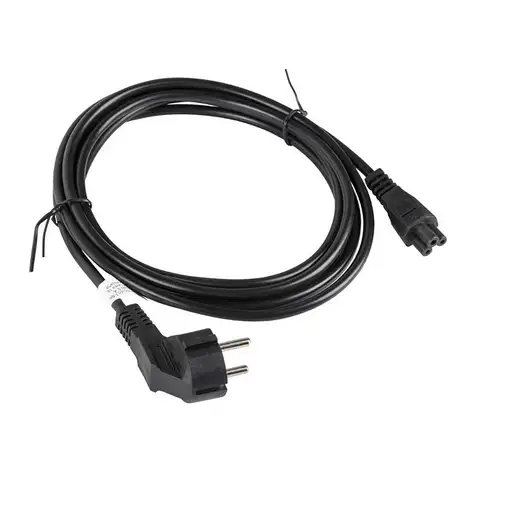 Lanberg CA-C5CA-11CC-003-BK cable de transmisión Negro 3 m C5 acoplador CEE7/7