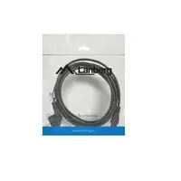 Lanberg CA-C5CA-11CC-003-BK cable de transmisión Negro 3 m C5 acoplador CEE7/7