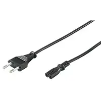 Microconnect PE030718 cable de transmisión Negro 1,8 m CEE7/16 C7 acoplador