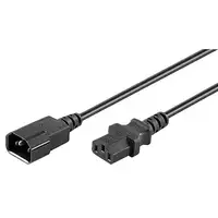 Microconnect PE040650 cable de transmisión Negro 5 m C13 acoplador C14 acoplador