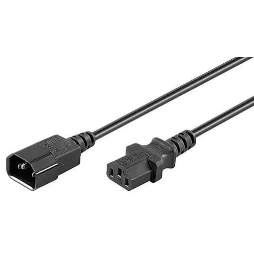 Microconnect PE040650 cable de transmisión Negro 5 m C13 acoplador C14 acoplador