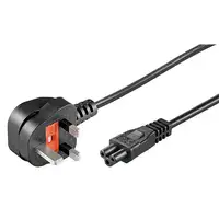 Microconnect PE090818 cable de transmisión Negro 2 m Enchufe tipo G C5 acoplador