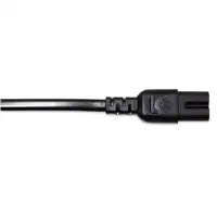 Manhattan 339100 cable de transmisión Negro 1,8 m CEE7/16 C7 acoplador
