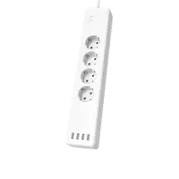 Hama | Regleta Inteligente WiFi con 4 enchufes y 4 USB (Enchufe múltiple sin hub/G