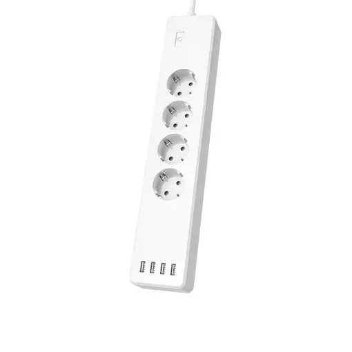 Hama | Regleta Inteligente WiFi con 4 enchufes y 4 USB (Enchufe múltiple sin hub/G