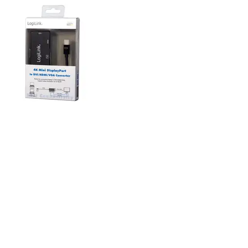 LogiLink CV0110 adaptador de cable de vídeo 0,15 m Mini DisplayPort VGA + HDMI + D