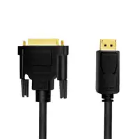 LogiLink CV0131 adaptador de cable de vídeo 2 m DisplayPort DVI Negro