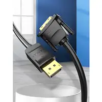 Vention Cable Conversor HAFBH/ Displayport Macho - DVI Macho/ 2m/ Negro