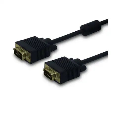 Savio CL-29 cable VGA 1,8 m VGA (D-Sub) Negro