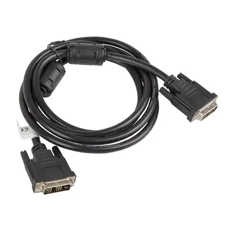Lanberg CA-DVIS-10CC-0018-BK cable DVI 1,8 m DVI-D Negro