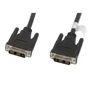 Lanberg CA-DVIS-10CC-0018-BK cable DVI 1,8 m DVI-D Negro