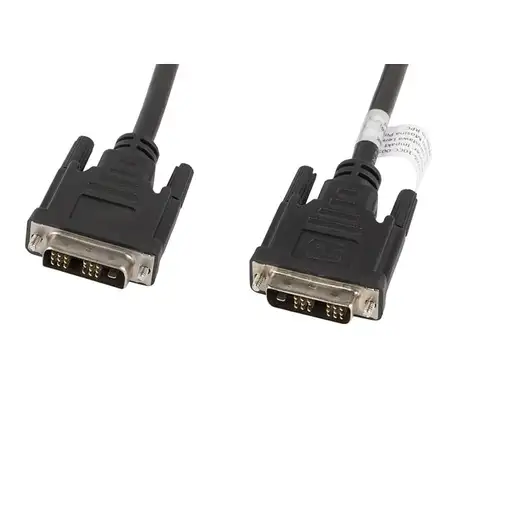 Lanberg CA-DVIS-10CC-0018-BK cable DVI 1,8 m DVI-D Negro