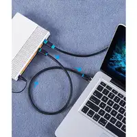 Vention Cable de Red RJ45 SFTP IKABF Cat.8/ 1m/ Negro