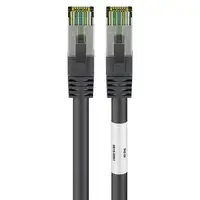 Goobay 66724 cable de red Negro 5 m Cat8.1 S/FTP (S-STP)