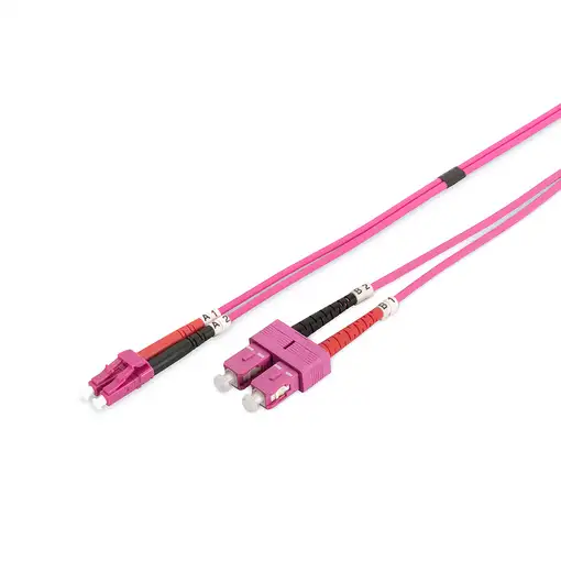 Digitus Cable de conexión multimode de fibra óptica, OM4, LC/SC