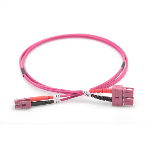 Digitus Cable de conexión multimode de fibra óptica, OM4, LC/SC
