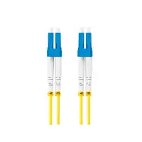 Lanberg FO-LULU-SD11-0010-YE Cable de fibra óptica e InfiniBand 3 m LC Amarillo