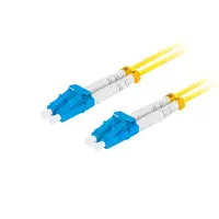 Lanberg FO-LULU-SD11-0010-YE Cable de fibra óptica e InfiniBand 3 m LC Amarillo