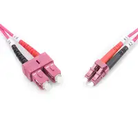 Digitus Cable de conexión multimode de fibra óptica, OM4, LC/SC