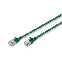 Digitus Cable de conexión CAT 6A F-FTP Slim, 3 m, verde