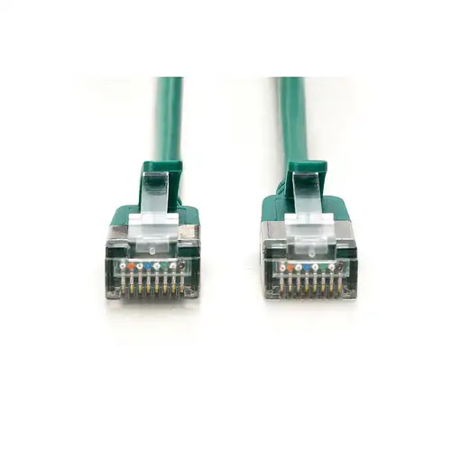 Digitus Cable de conexión CAT 6A F-FTP Slim, 2 m, verde