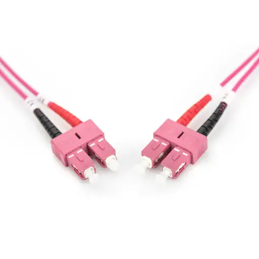 Digitus Cable de conexión multimode de fibra óptica, OM4, SC/SC